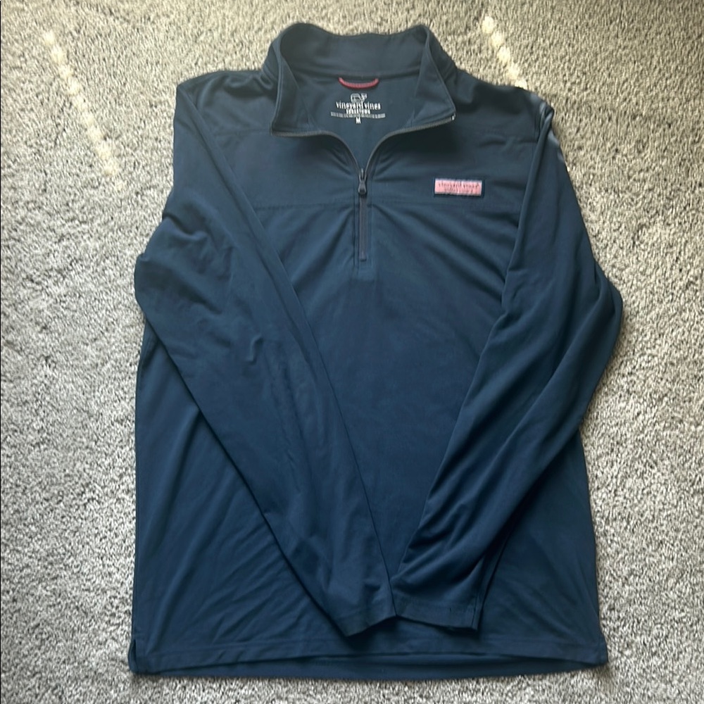 Vineyard Vines Classic Navy Pullover Size Medium Edgertown
